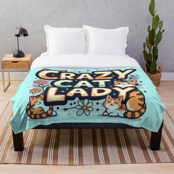 Item preview, Crazy Cat Lady designed and sold by Generic RedHead Designs.
