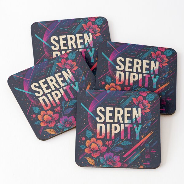 Item preview, Serendipity – Retro Floral Neon Vibe designed and sold by GummyShelf.