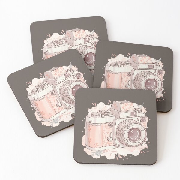 Item preview, vintage camera with flower designed and sold by obinsuma.