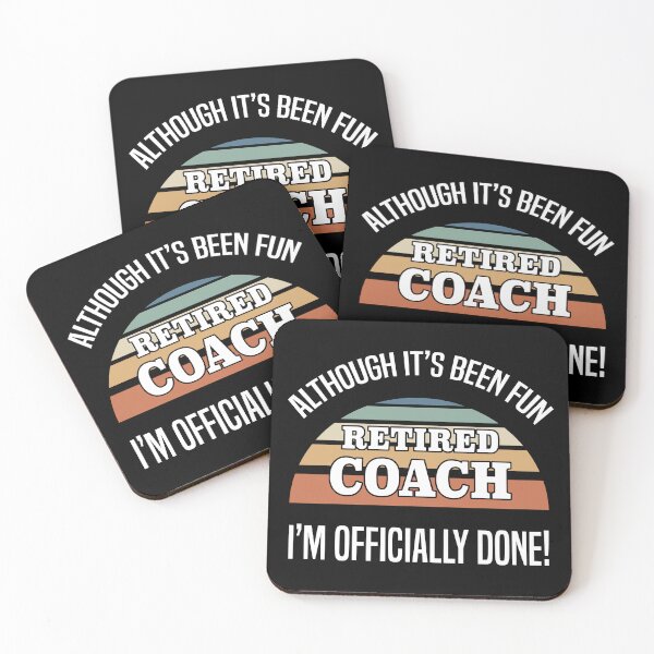 Item preview, Funny Retired Coach designed and sold by thepixelgarden.