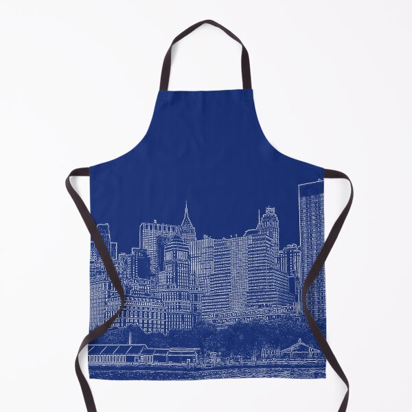 Artikelvorschau, Blaupause der Skyline von NYC entworfen und verkauft von PrestonArch.