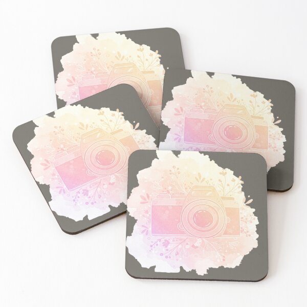 Item preview, boho vintage camera with flower designed and sold by obinsuma.