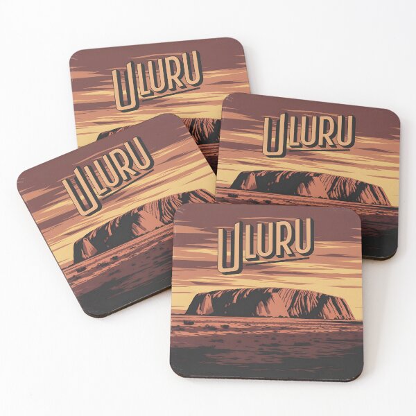 Item preview, Uluru: Classic-Style Travel Poster designed and sold by LSVart.