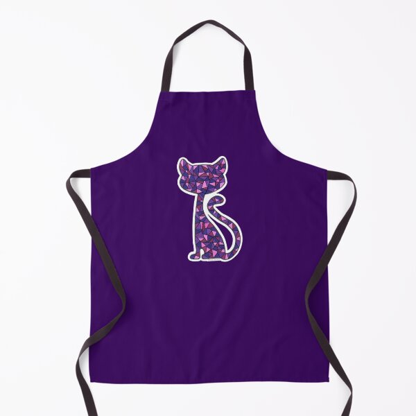 Item preview, Purple and Pink Geometric Cat designed and sold by LemurStudios.