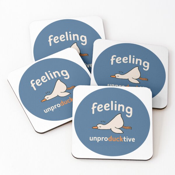 Item preview, Unproductive Duck Pun designed and sold by lea-lani.