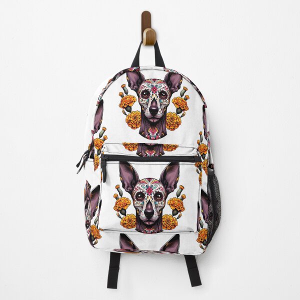 Item preview, Vibrant Xoloitzcuintle Art – Mexican Day of the Dead Dog Illustration designed and sold by  Ojo de Lilith.