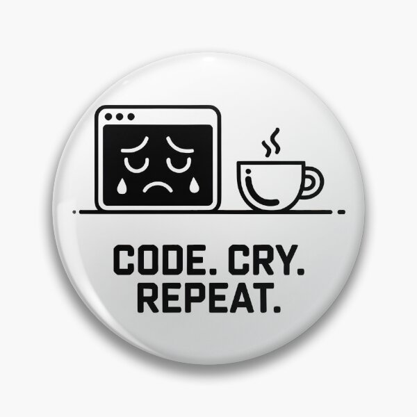 Item preview, Code. Cry. Repeat. designed and sold by StavskisDesigns.