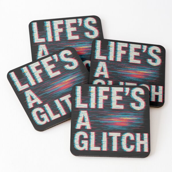 Item preview, Life's A Glitch designed and sold by Morrellshop.