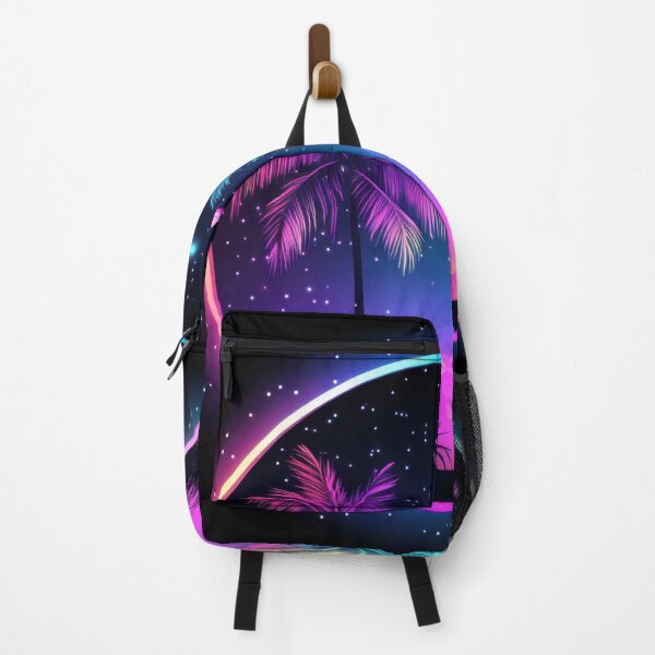 Item preview, Vibrant palm trees under starry sky designed and sold by anytka.