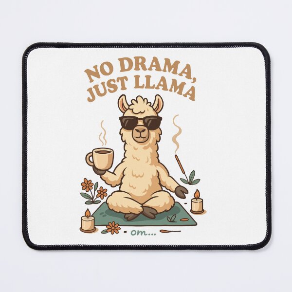 Item preview, No Drama, Just Llama designed and sold by PolinaMirralisa.