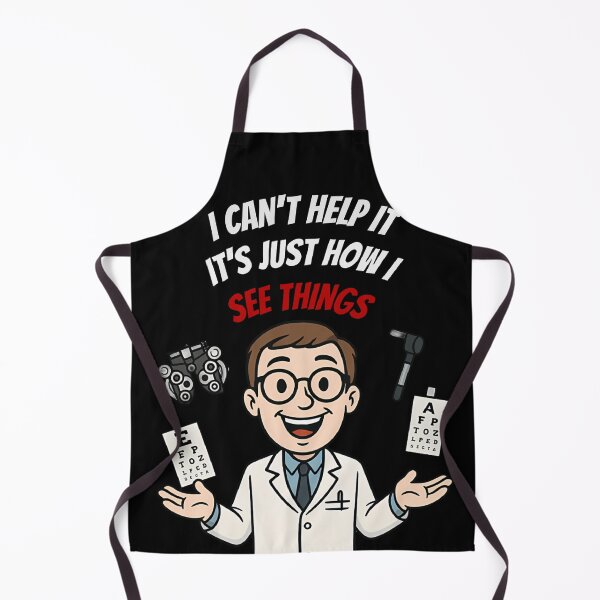 Item preview, It's Just How I See It" Funny Eye Doctor Cartoon Tee designed and sold by PiggFamilyPrint.