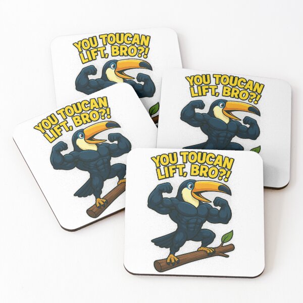Item preview, You Toucan Lift Bro Funny Gym Design designed and sold by ifdogscouldclap....