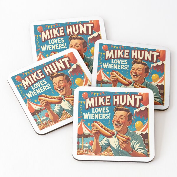 Item preview, Mike Hunt loves wieners! designed and sold by NicMacTees.