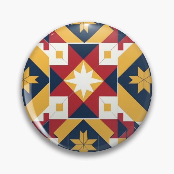 Item preview, Modern Barn Quilt Pattern – Geometric Folk Design designed and sold by MerchVersum.