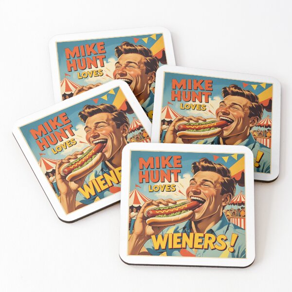 Item preview, Mike Hunt loves wieners! designed and sold by NicMacTees.