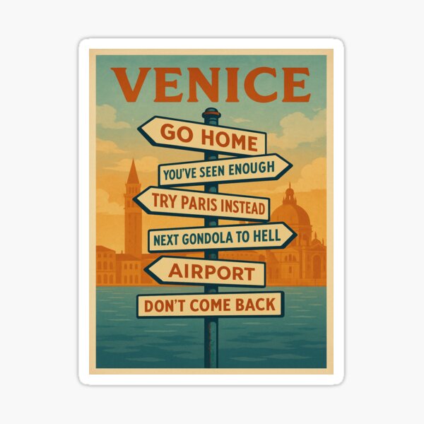 Item preview, "Tourist Guidance System – Locals Only Edition" designed and sold by ZennFlixx.