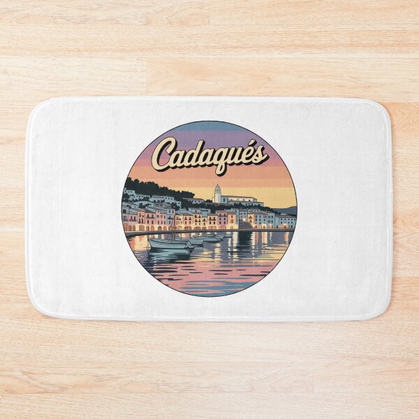 Item preview, Cadaqués Coastal Sunset – Modern Travel Art designed and sold by CircinusStore.