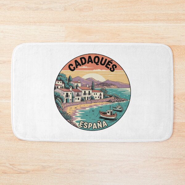 Item preview, Cadaqués España – Retro Mediterranean Poster Style designed and sold by CircinusStore.