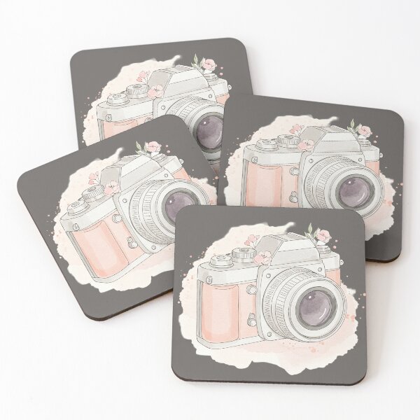Item preview, vintage camera with flower designed and sold by obinsuma.