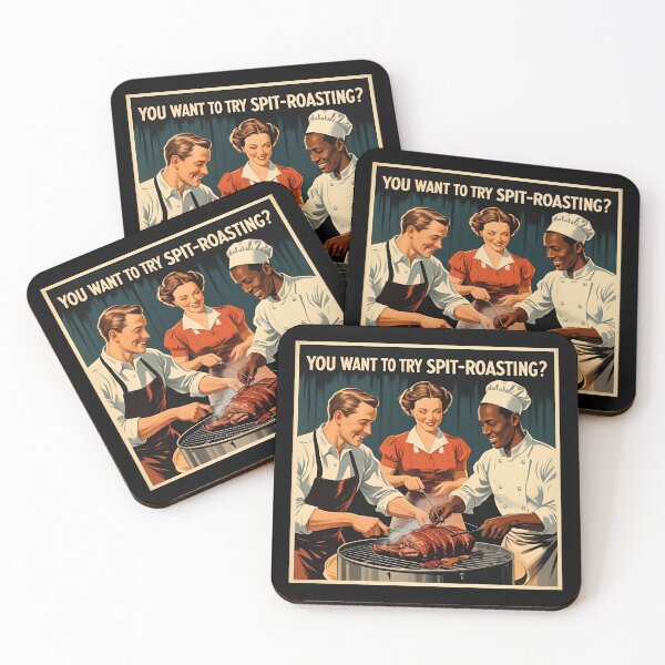 Item preview, You want to try spit roasting? designed and sold by NicMacTees.