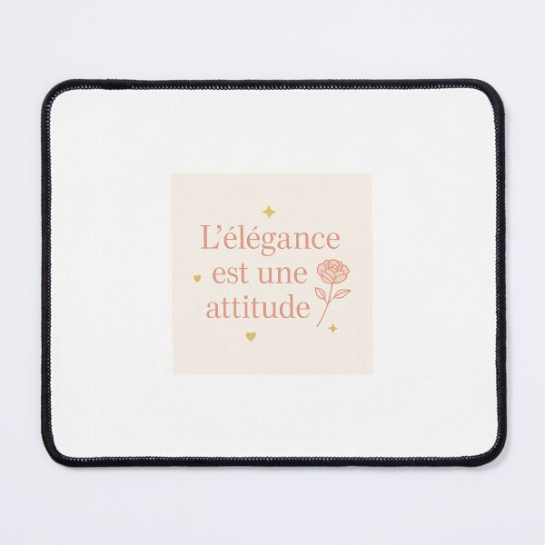 Item preview, Elegance is an attitude – Chic & Minimalist Feminine Design designed and sold by Création d'Ilyanna.