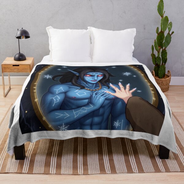 Item preview, Monster Sticker – Ice Mirror Demon Fantasy Love Across Realms designed and sold by ArtbyDalliesAI.