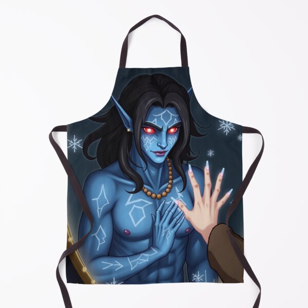 Item preview, Monster Sticker – Ice Mirror Demon Fantasy Love Across Realms designed and sold by ArtbyDalliesAI.