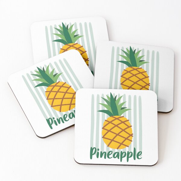 Artikelvorschau, Niedliche Ananas-Illustration mit handgeschriebenem Text – Tropische Fruchtkunst entworfen und verkauft von Snifferius.