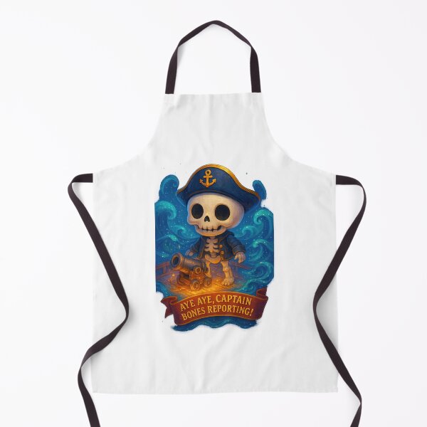 Item preview, Aye Aye, Captain Bones! – Nautical Skeleton Leader designed and sold by MujernDesignArt.