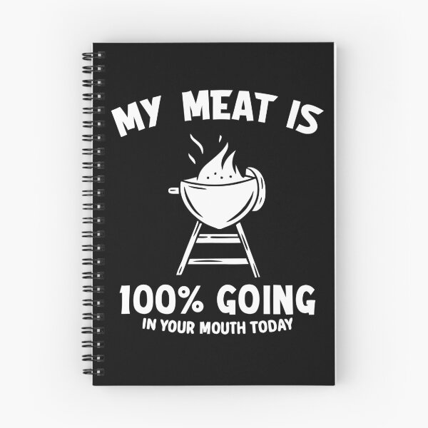 Item preview, Witty Grilling Humor My Meat Is Going In Your Mouth designed and sold by My Kozy Shoppe.
