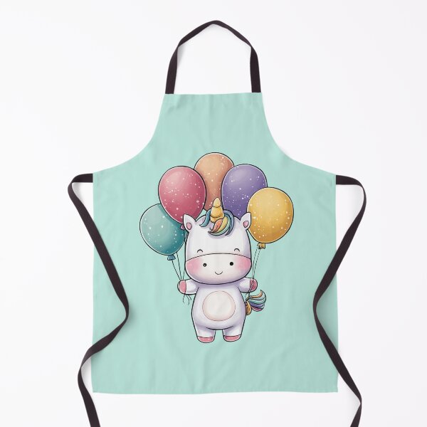 Item preview, Birthday unicorn with balloons designed and sold by Lichtisign.