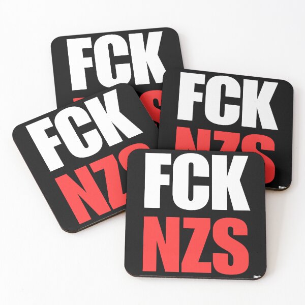 Item preview, FCK NZS design red-white designed and sold by Studio161.