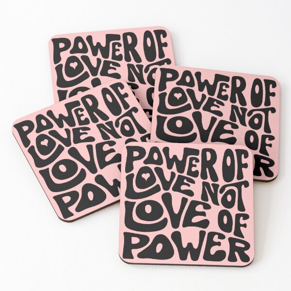 Item preview, Power of Love NOT Love of Power Word Art designed and sold by Unhinged Heather.