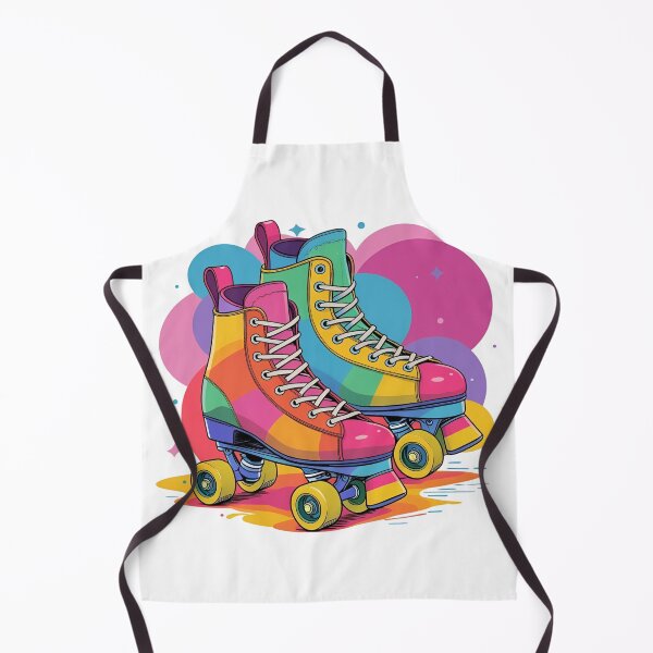 Item preview, 70s Retro Colorful Roller Skates Vibes designed and sold by Art-Design-EM.