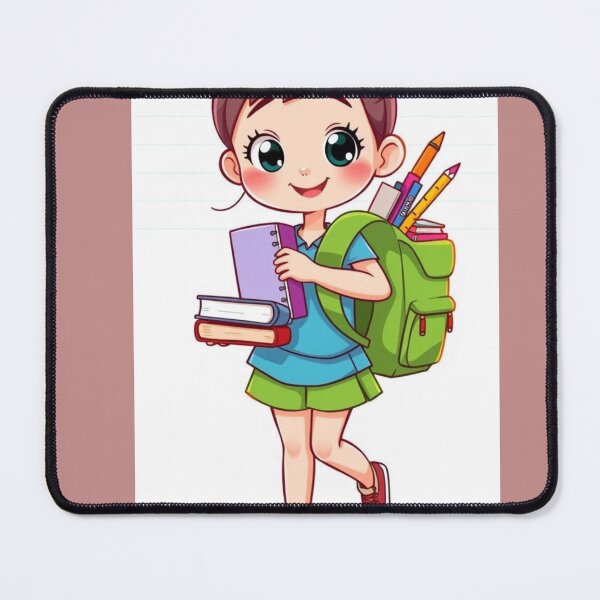 Item preview, To Learn – Écolière mignonne et livres To Learn – Cute School Girl with Books designed and sold by Drawingshirts.