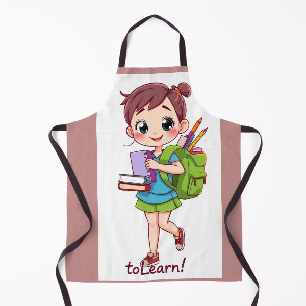 Item preview, To Learn – Écolière mignonne et livres To Learn – Cute School Girl with Books designed and sold by Drawingshirts.