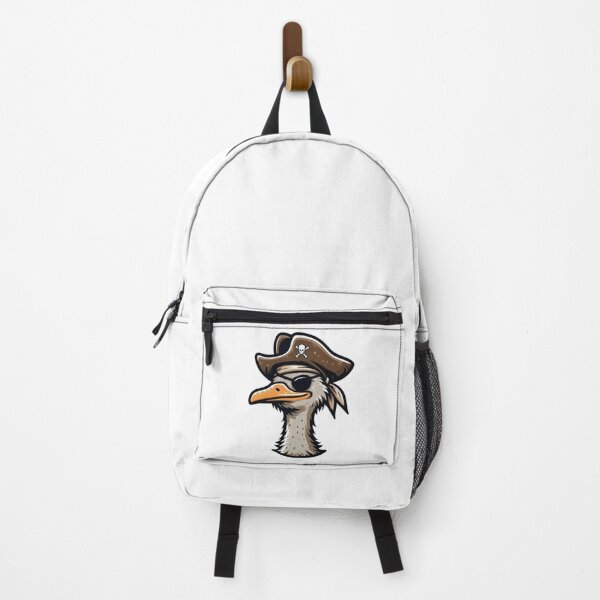 Item preview, Proud Cartoon Ostrich Pirate with Eye Patch – Funny Long-Necked Buccaneer designed and sold by Confuzz1ed.
