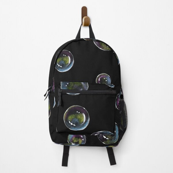 Item preview, Bubbles on Black, Shiny Soap Bubbles Color Pencil Artwork designed and sold by JoyfulWhimsy.