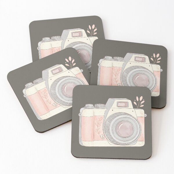 Item preview, vintage camera with flower designed and sold by obinsuma.
