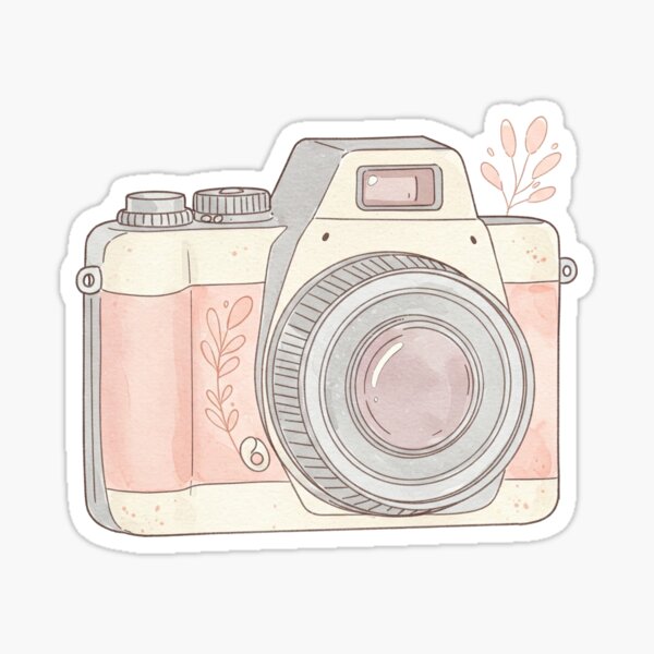 Item preview, vintage camera with flower designed and sold by obinsuma.
