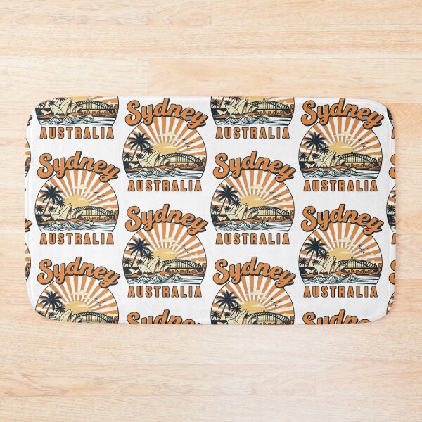 Item preview, vintage Sydney Australia design – Iconic Cityscape Travel graphic for Aussie Pride & Tourism Lovers designed and sold by LuxeGraphix.