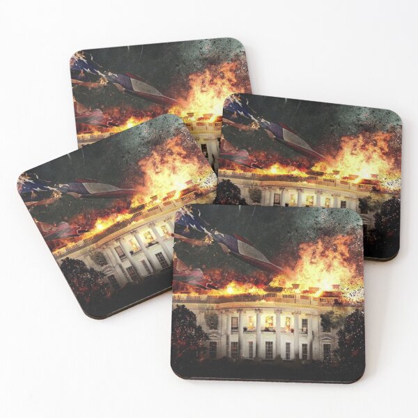 Item preview, White House Burning – Empire in Flames designed and sold by ZennFlixx.