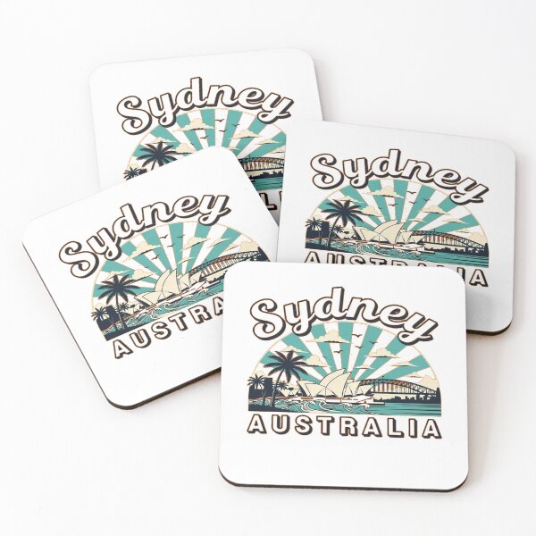 Item preview, vintage Sydney Australia design – Iconic Cityscape Travel graphic for Aussie Pride & Tourism Lovers designed and sold by LuxeGraphix.