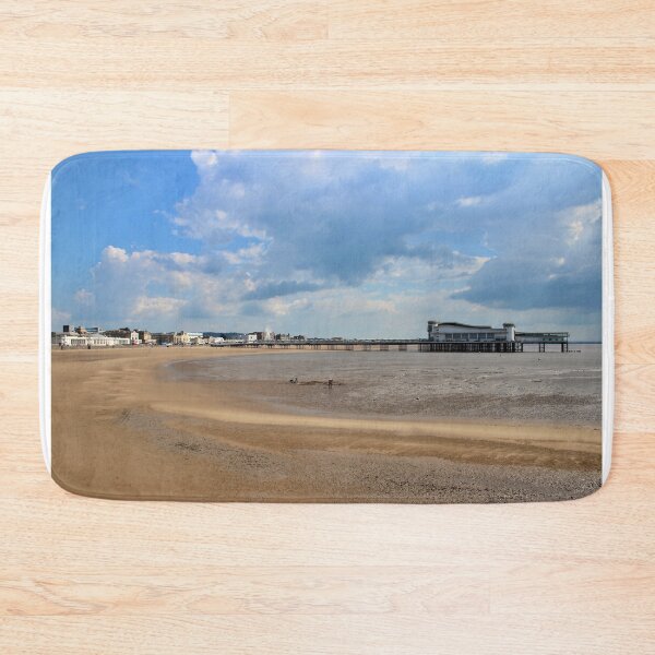 Item preview, Beach and Grand Pier at Weston-super-Mare designed and sold by Rachel J Bowler.