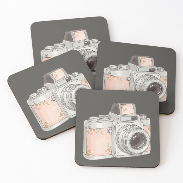 Item preview, vintage camera with flower designed and sold by obinsuma.