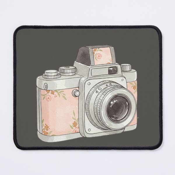 Item preview, vintage camera with flower designed and sold by obinsuma.