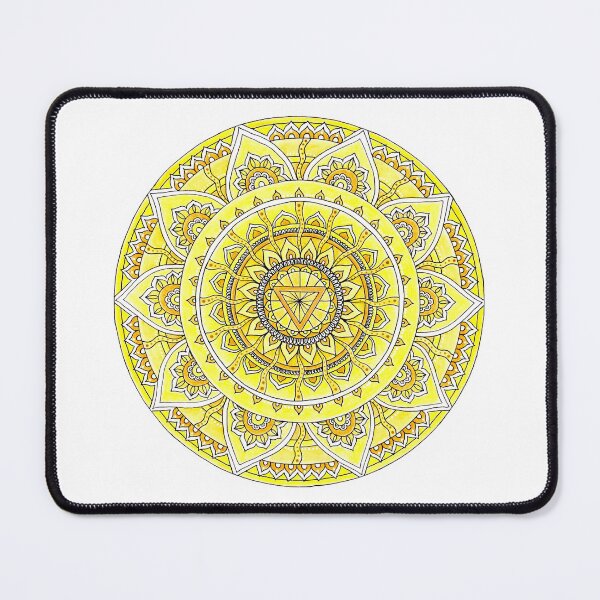 Item preview, Manipura - Solar Plexus Chakra Mandala Energy Healing Reiki designed and sold by mandalasouldesigns.