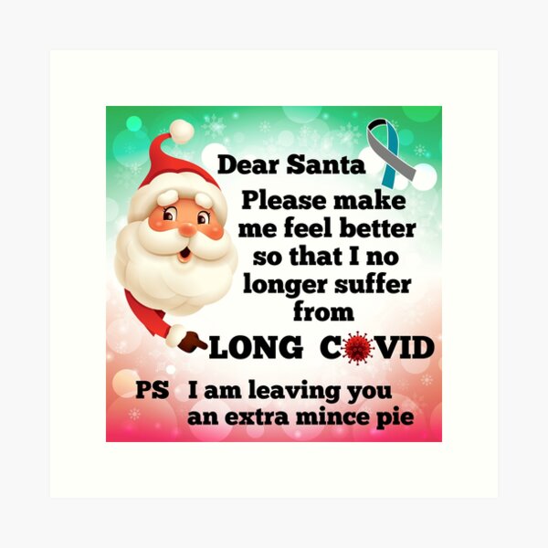 Item preview, LONG COVID - Letter to Santa Claus. designed and sold by MPC-Mince-Pies.