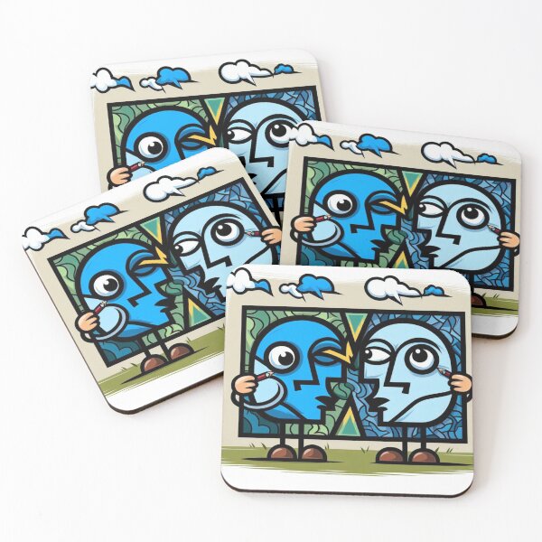 Item preview, "Drawing Each Other – A Portrait of Perspective" designed and sold by daweave77.