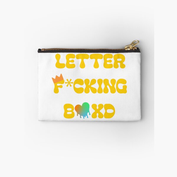Item preview, Letter F*cking Boxd - Colorful Typography designed and sold by AMCshoppingg.